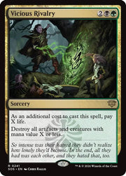 Vicious Rivalry · 241 · Secrets of Strixhaven · Foil