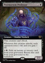 Postmortem Professor (Extended Art) · 327 · Secrets of Strixhaven · Foil