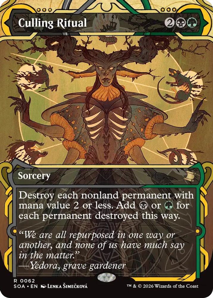 Culling Ritual · 62 · Secrets of Strixhaven: Mystical Archive · Non-foil