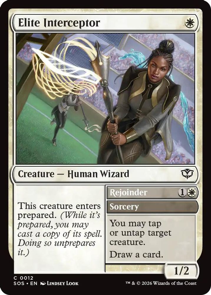 Elite Interceptor · 12 · Secrets of Strixhaven · Foil