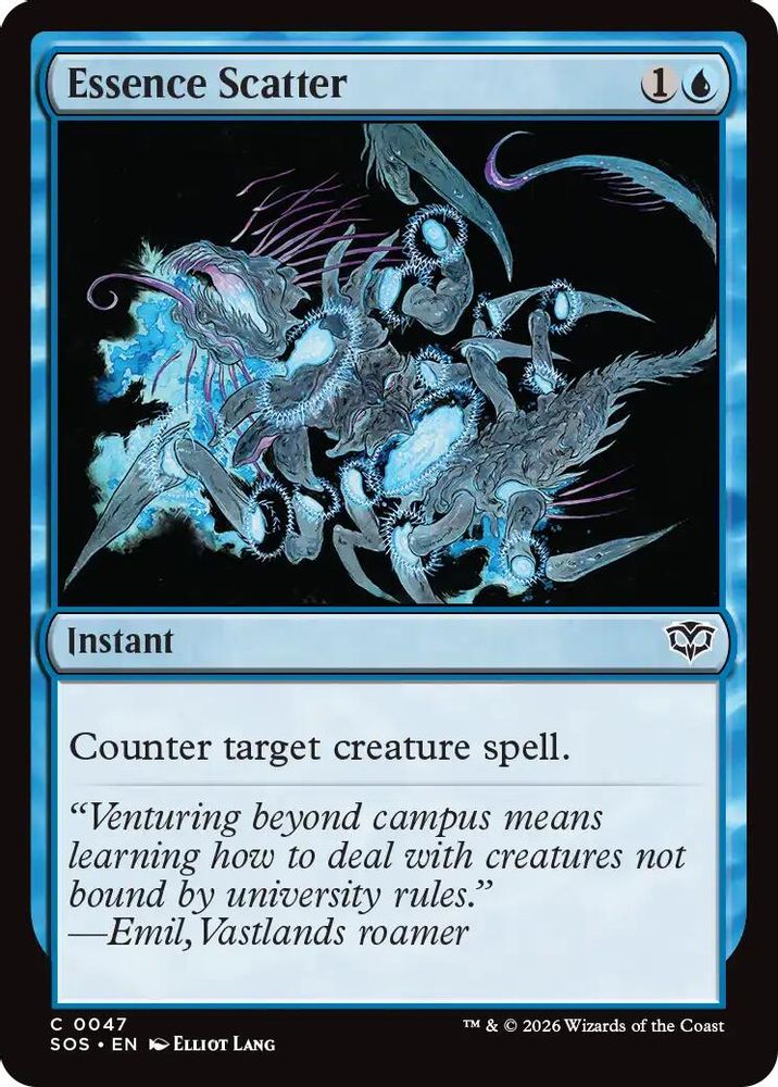 Essence Scatter · 47 · Secrets of Strixhaven · Foil