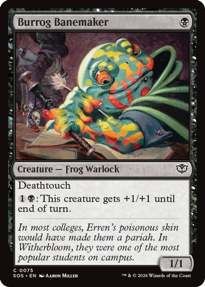 Burrog Banemaker · 75 · Secrets of Strixhaven · Foil