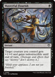 Masterful Flourish · 89 · Secrets of Strixhaven · Foil
