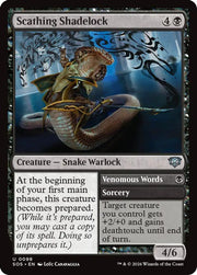 Scathing Shadelock · 98 · Secrets of Strixhaven · Foil