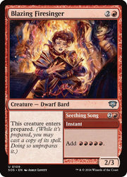 Blazing Firesinger · 109 · Secrets of Strixhaven · Non-foil