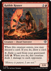 Rubble Rouser · 128 · Secrets of Strixhaven · Foil