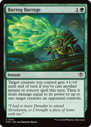 Burrog Barrage · 141 · Secrets of Strixhaven · Foil