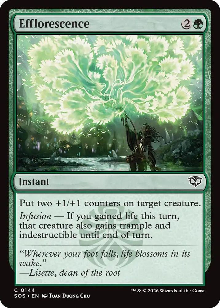 Efflorescence · 144 · Secrets of Strixhaven · Foil