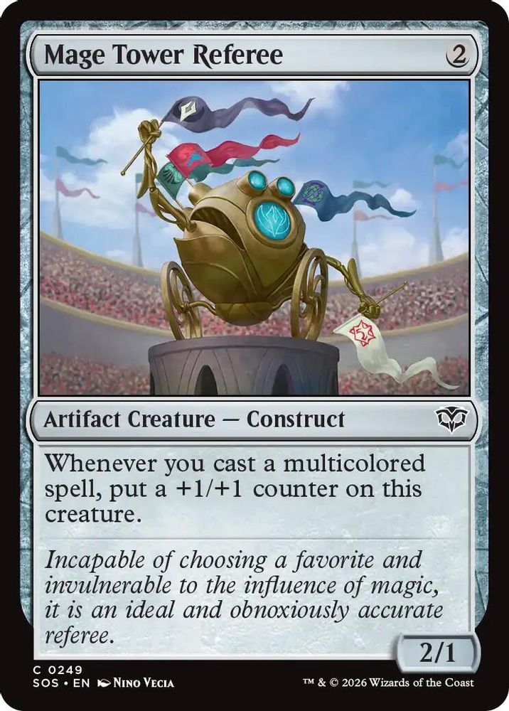 Mage Tower Referee · 249 · Secrets of Strixhaven · Foil