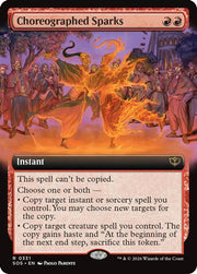 Choreographed Sparks (Extended Art) · 331 · Secrets of Strixhaven · Foil