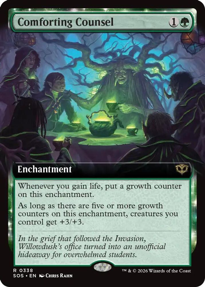 Comforting Counsel (Extended Art) · 338 · Secrets of Strixhaven · Non-foil