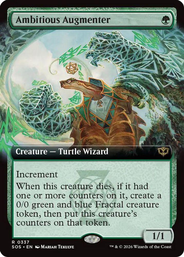 Ambitious Augmenter (Extended Art) · 337 · Secrets of Strixhaven · Non-foil