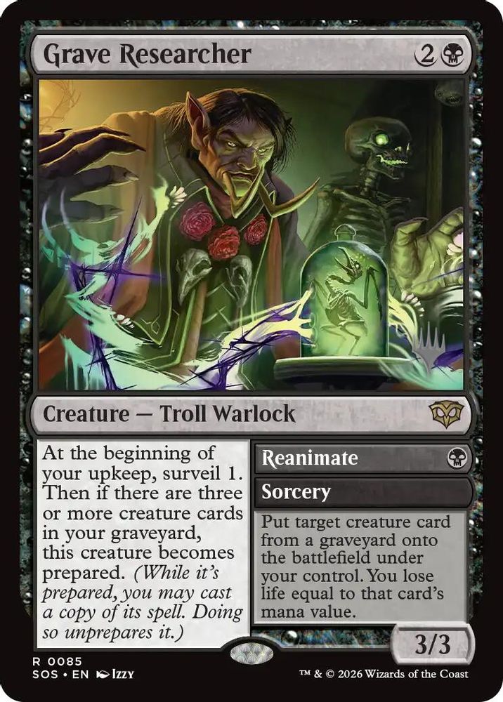 Grave Researcher · 85 · PSOS · Non-foil