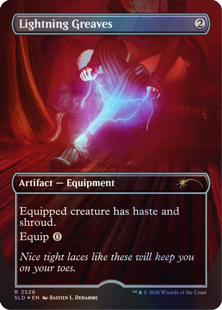 Lightning Greaves (2526) · 2526 · SLD · Foil
