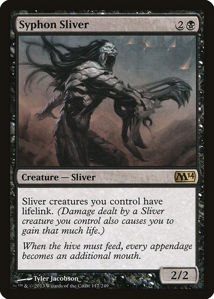 Syphon Sliver · 117 · Magic 2014 (M14) · Non-foil