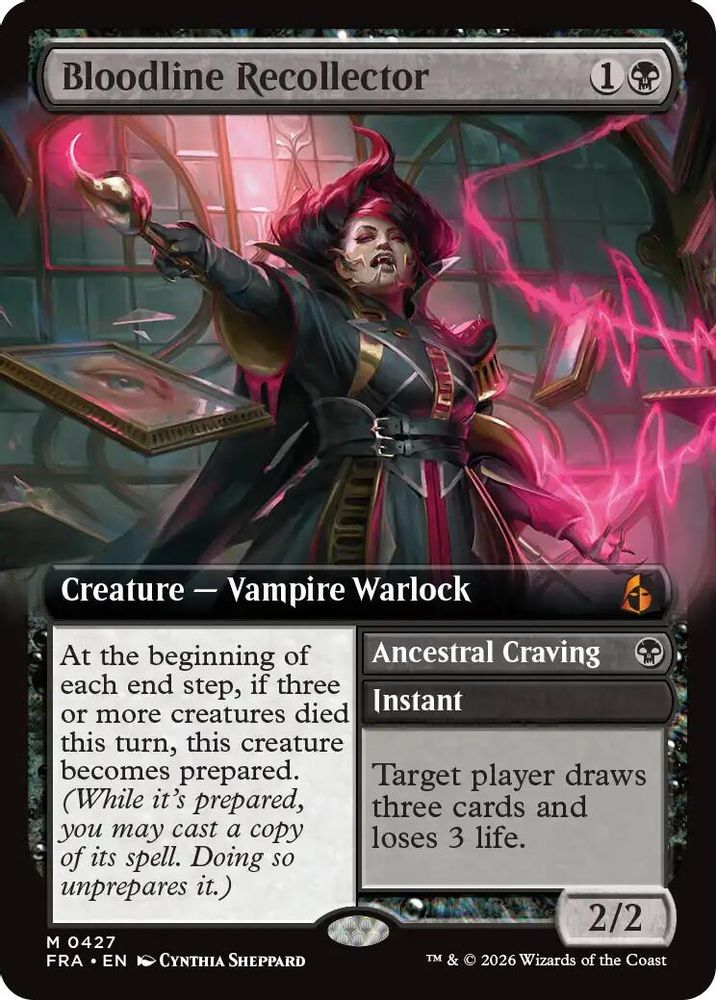 Bloodline Recollector (Extended Art) · 427 · Reality Fracture · Non-foil