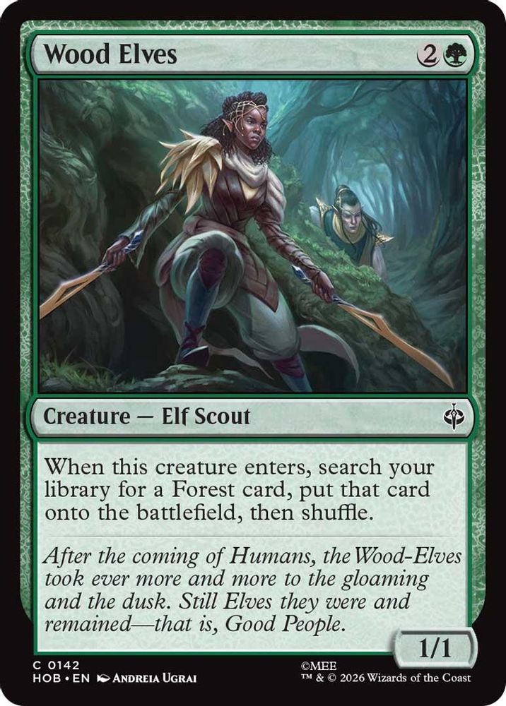 Wood Elves · 142 · The Hobbit · Non-foil