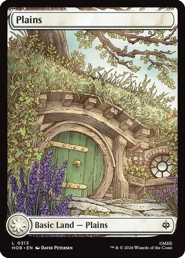 Plains (0313) · 313 · The Hobbit · Non-foil