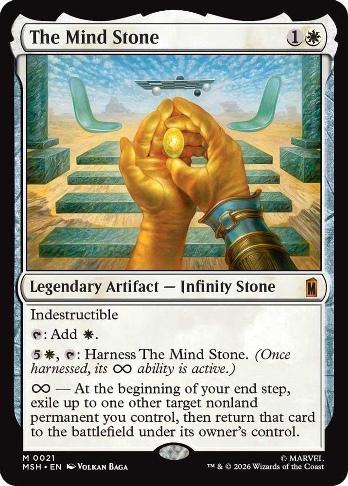 The Mind Stone · 21 · Marvel Super Heroes · Non-foil