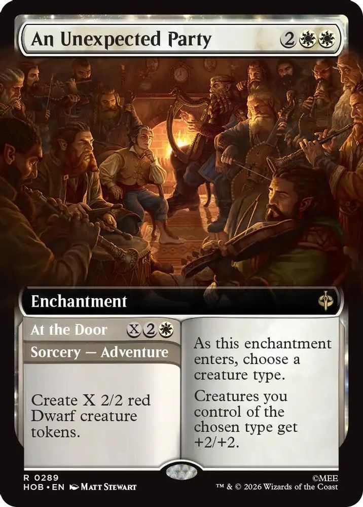 An Unexpected Party (Extended Art) · 289 · The Hobbit · Non-foil