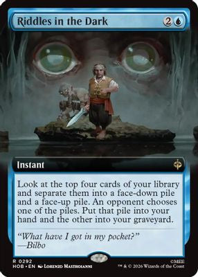 Riddles in the Dark (Extended Art) · 292 · HOB · Non-foil