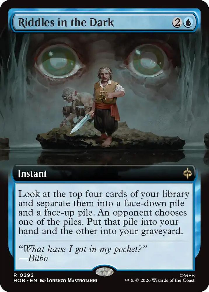 Riddles in the Dark (Extended Art) · 292 · The Hobbit · Foil