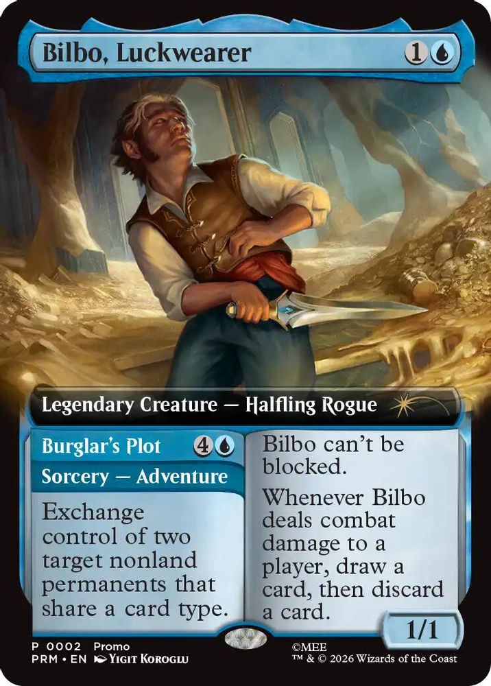 Bilbo, Luckwearer (Extended Art) · 2 · Unique and Miscellaneous Promos · Non-foil