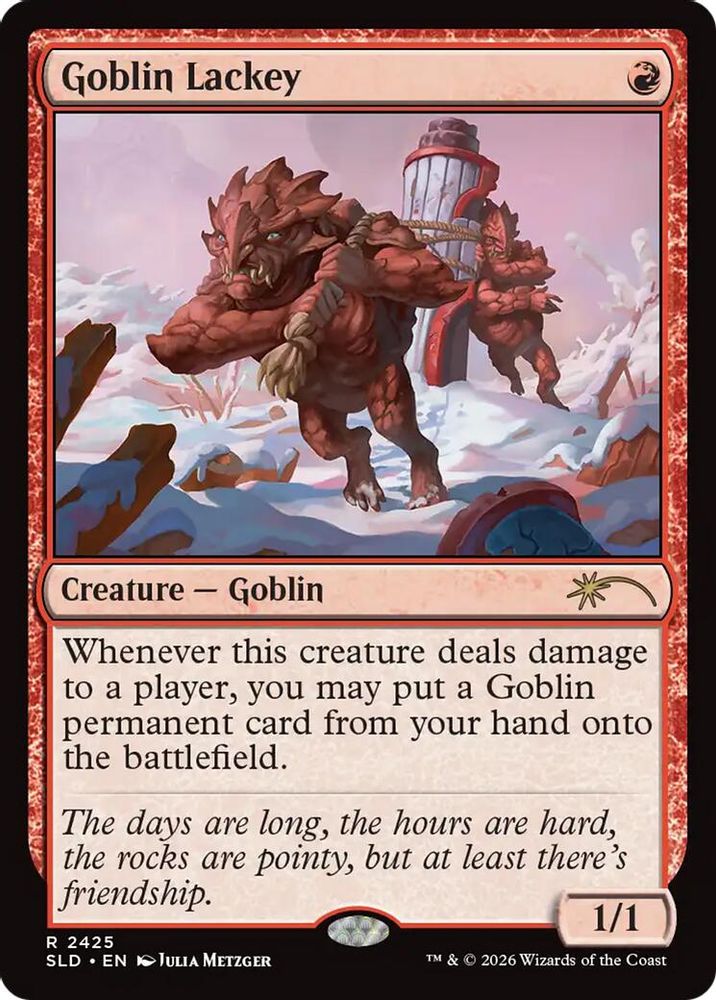 Goblin Lackey (2425) · 2425 · Secret Lair Drop Series · Non-foil