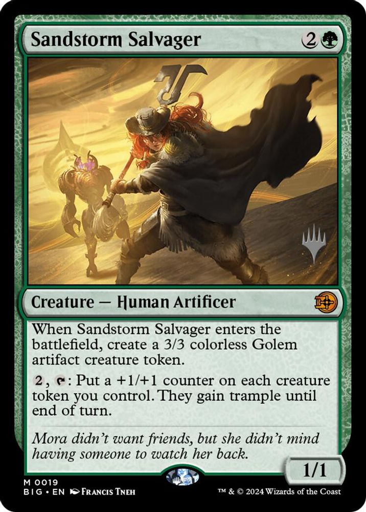Sandstorm Salvager · 19 · Promo Pack: Secrets of Strixhaven · Non-foil