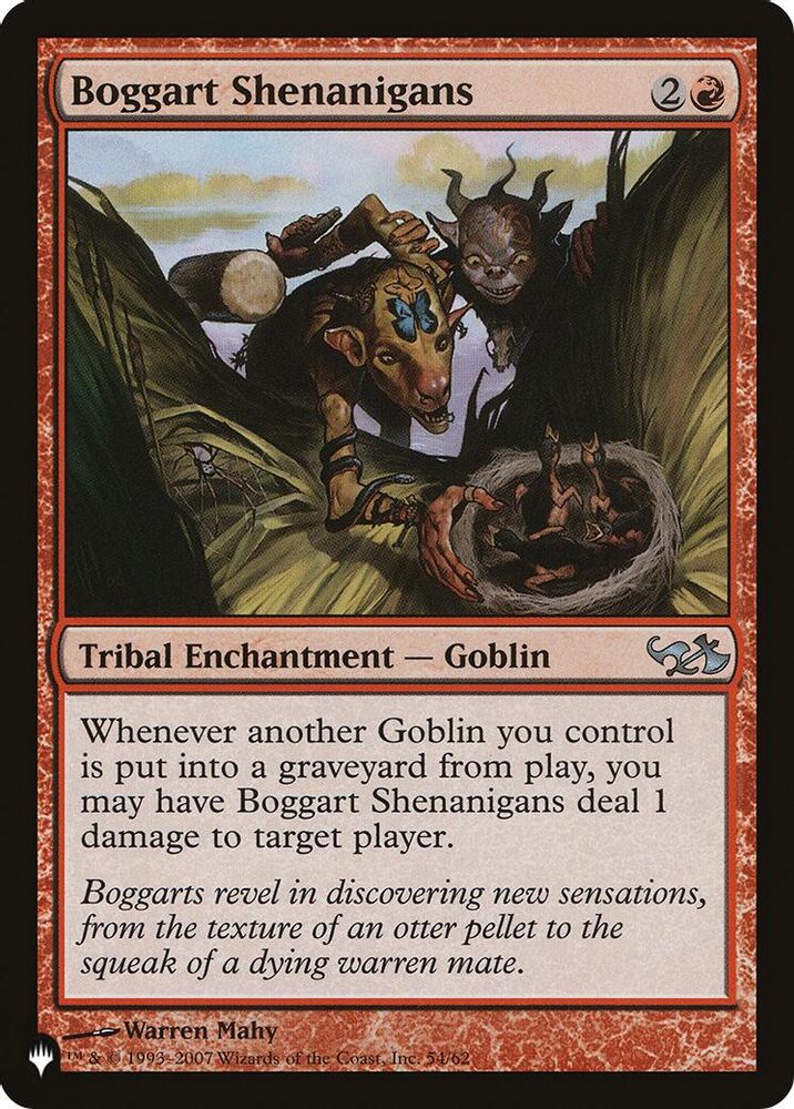 Boggart Shenanigans · 54 · The List Reprints · Non-foil