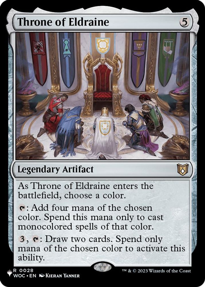 Throne of Eldraine · 28 · The List Reprints · Non-foil