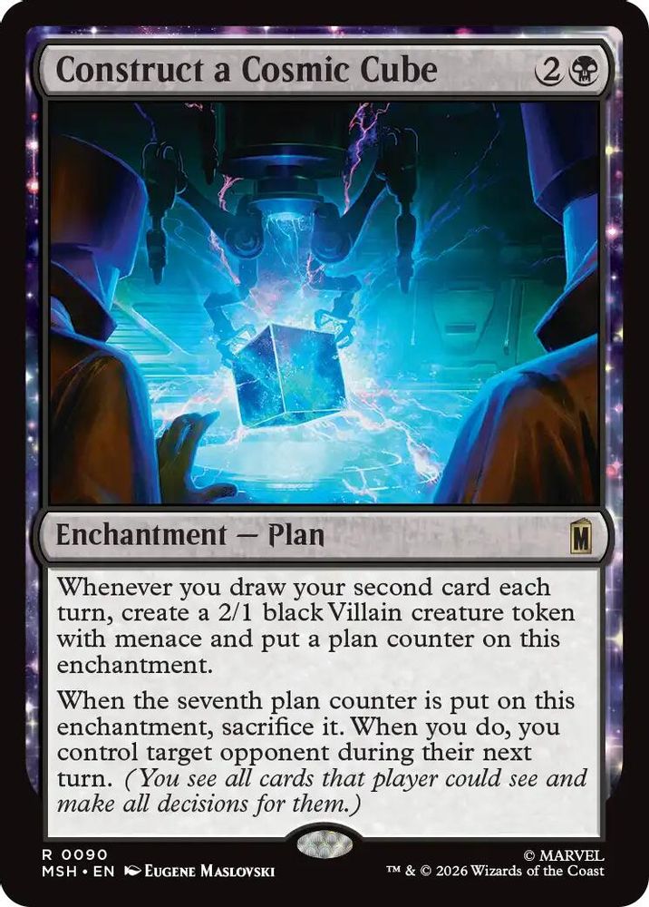 Construct a Cosmic Cube · 90 · Marvel Super Heroes · Non-foil