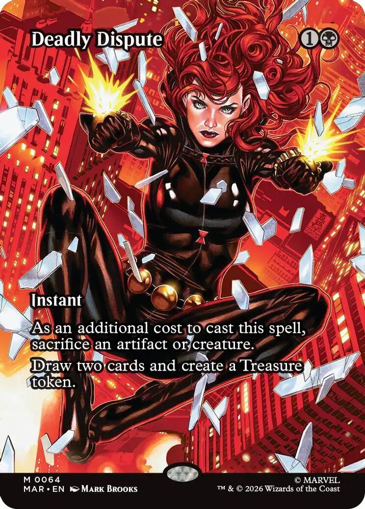 Deadly Dispute (Borderless) · 64 · Marvel Universe Eternal-Legal · Foil