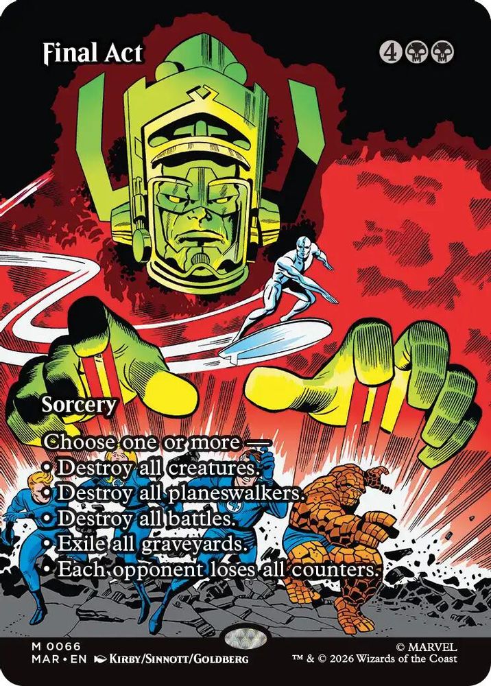 Final Act (Borderless) · 66 · Marvel Universe Eternal-Legal · Non-foil