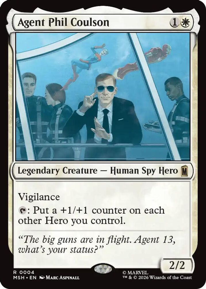Agent Phil Coulson · 4 · Marvel Super Heroes · Foil