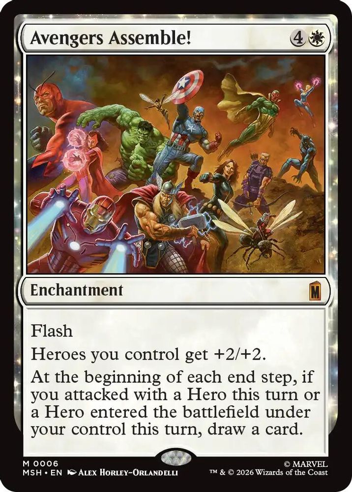 Avengers Assemble! · 6 · Marvel Super Heroes · Non-foil