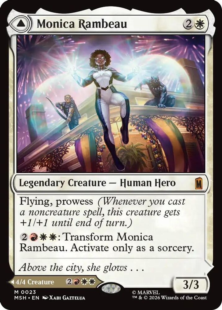 Monica Rambeau · 23 · Marvel Super Heroes · Non-foil