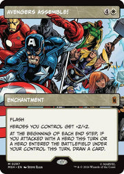 Avengers Assemble! (Borderless) (0297) · 297 · Marvel Super Heroes · Non-foil
