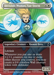 Invisible Woman, Sue Storm (Borderless) · 323 · Marvel Super Heroes · Foil