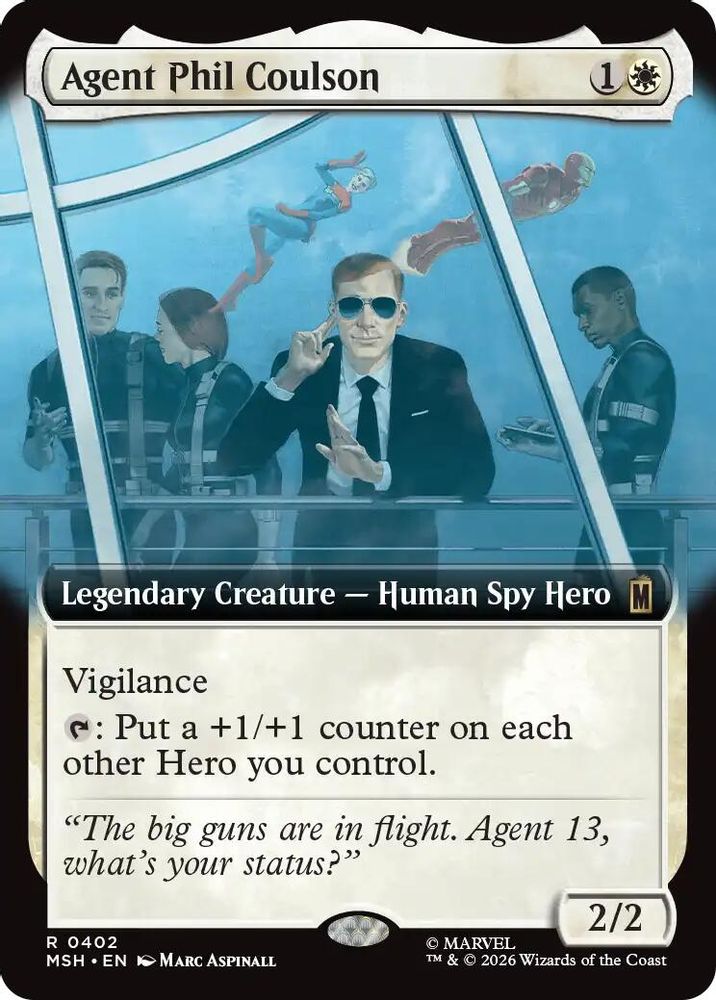 Agent Phil Coulson (Extended Art) · 402 · Marvel Super Heroes · Foil