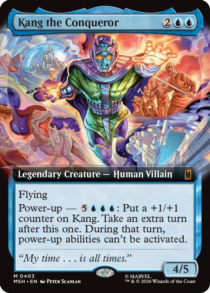Kang the Conqueror (Extended Art) · 403 · Marvel Super Heroes · Foil