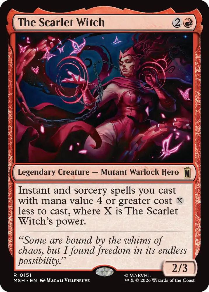 The Scarlet Witch · 151 · Marvel Super Heroes · Non-foil