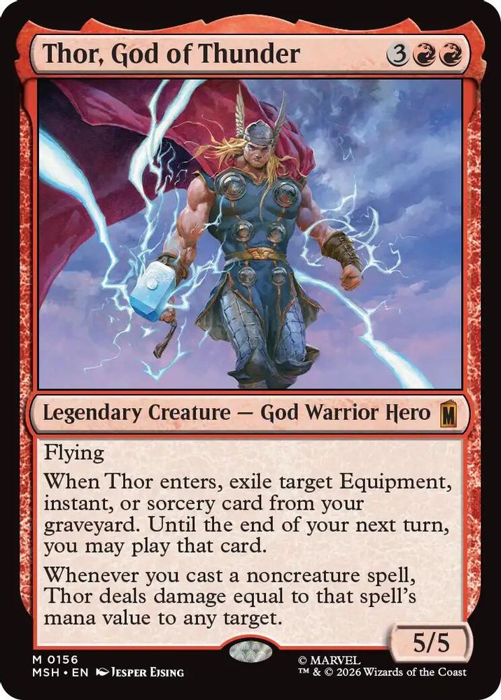 Thor, God of Thunder · 156 · Marvel Super Heroes · Non-foil