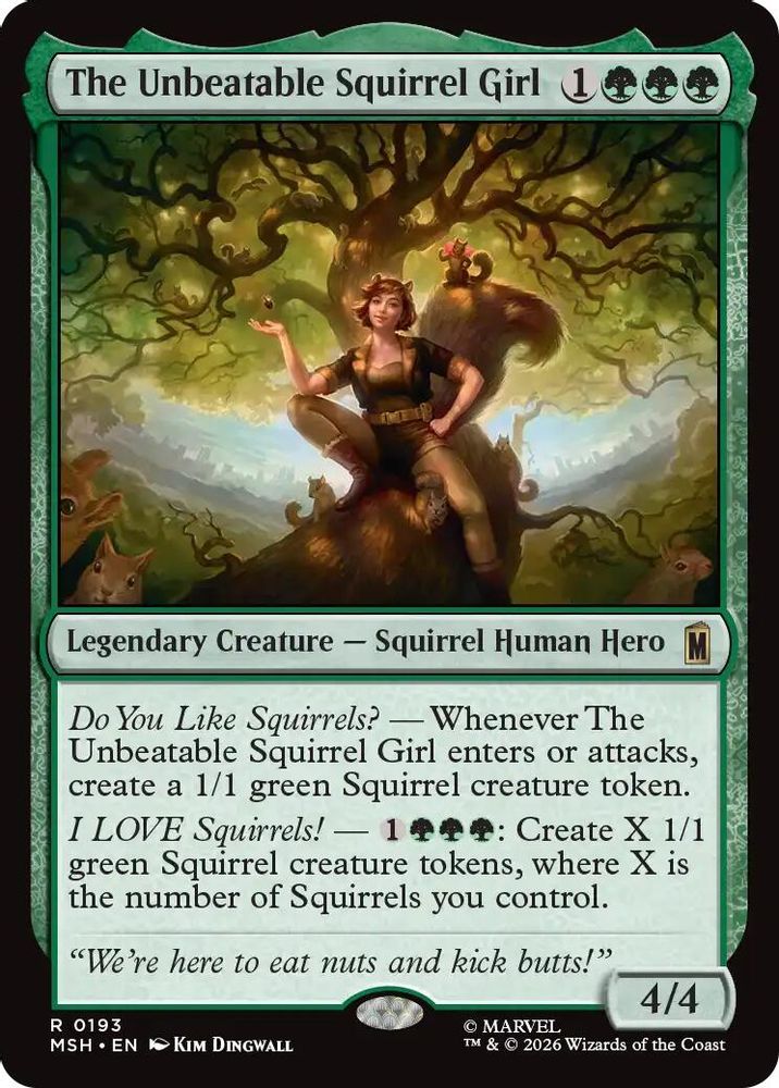 The Unbeatable Squirrel Girl · 193 · Marvel Super Heroes · Non-foil