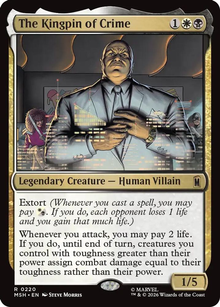 The Kingpin of Crime · 220 · Marvel Super Heroes · Non-foil