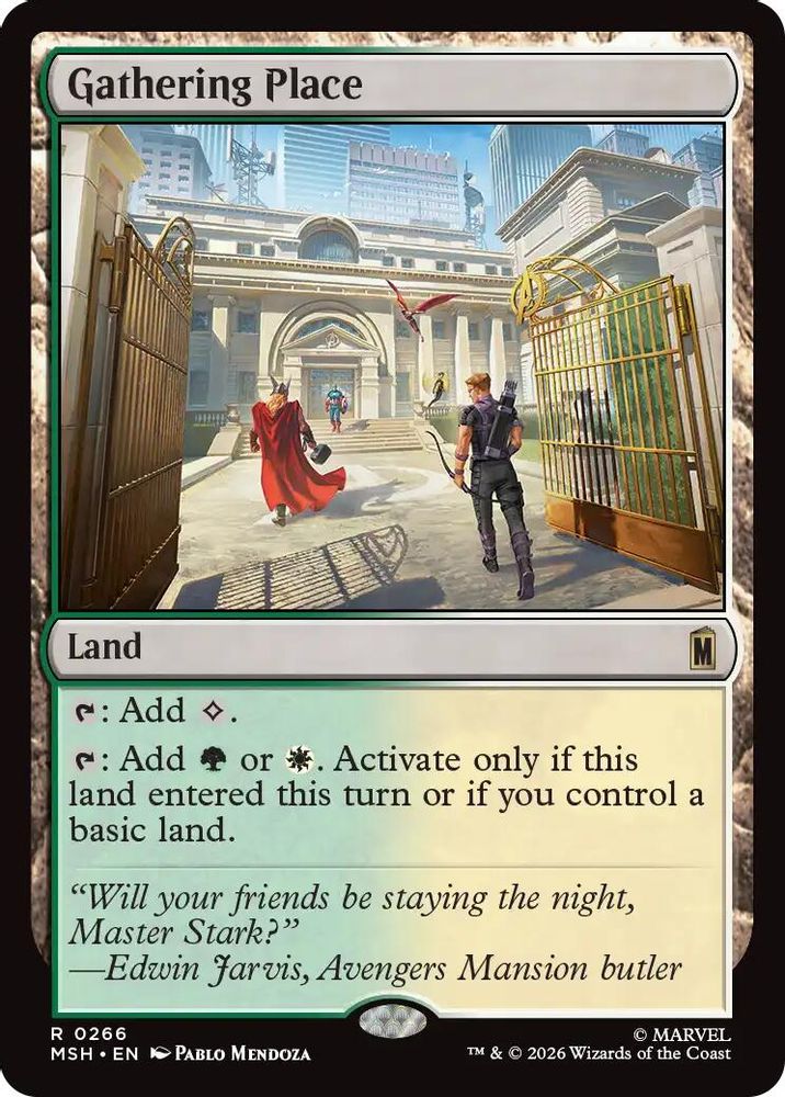 Gathering Place · 266 · Marvel Super Heroes · Non-foil