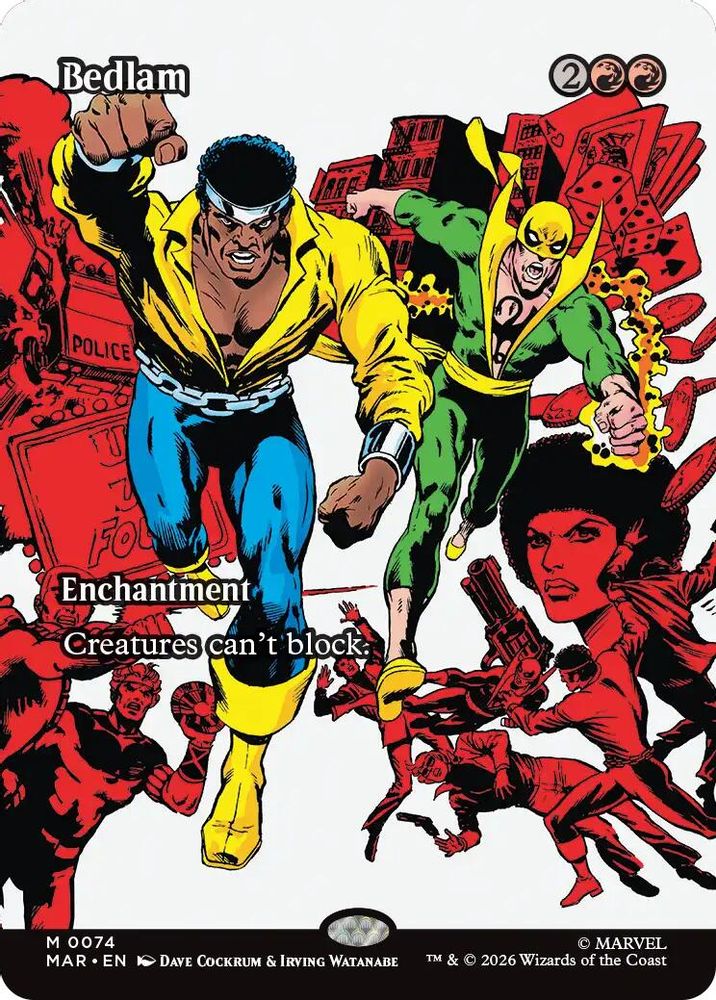Bedlam (Borderless) · 74 · Marvel Universe Eternal-Legal · Foil