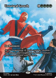 Unnatural Growth (Borderless) · 84 · Marvel Universe Eternal-Legal · Non-foil