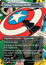 Captain America's Shield (Borderless) (0317) · 317 · MSH · Foil