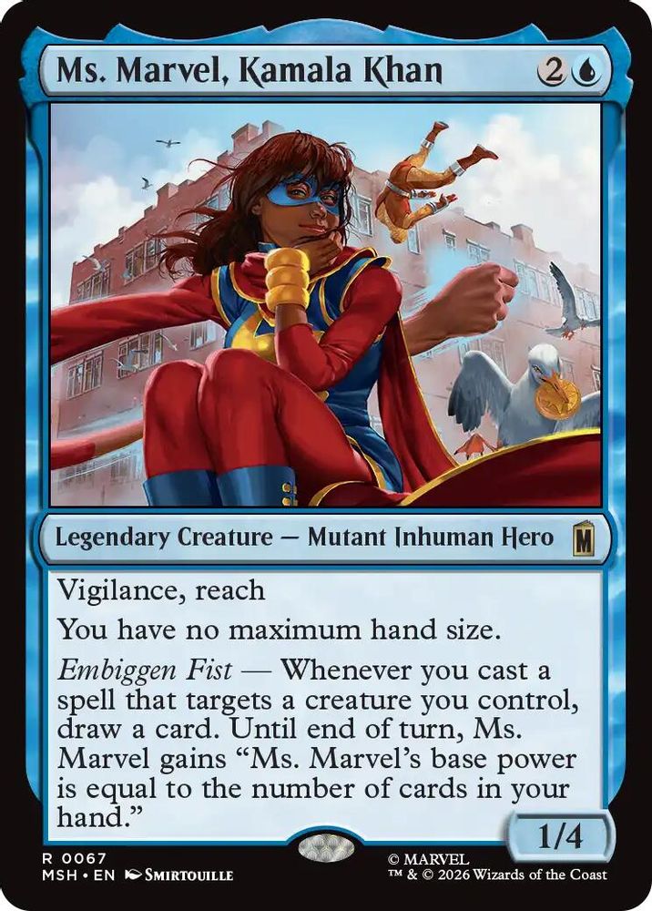 Ms. Marvel, Kamala Khan · 67 · Marvel Super Heroes · Non-foil